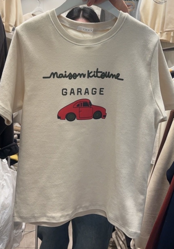 韓 厚棉紅車車上衣 2色 size