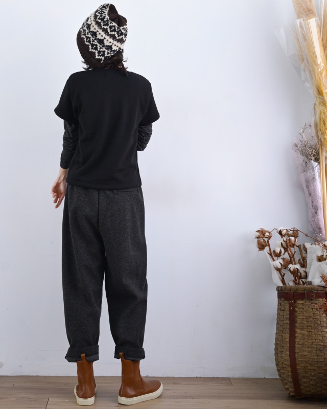 韓 微笑珍珠上衣 3色 size