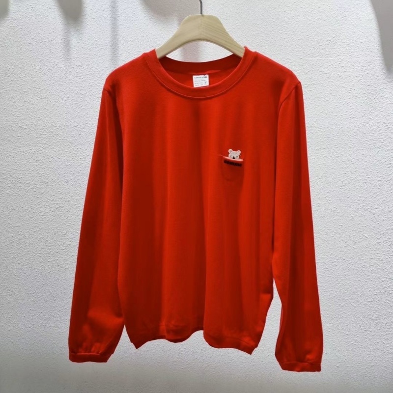 韓  口袋小熊上衣 7色 size