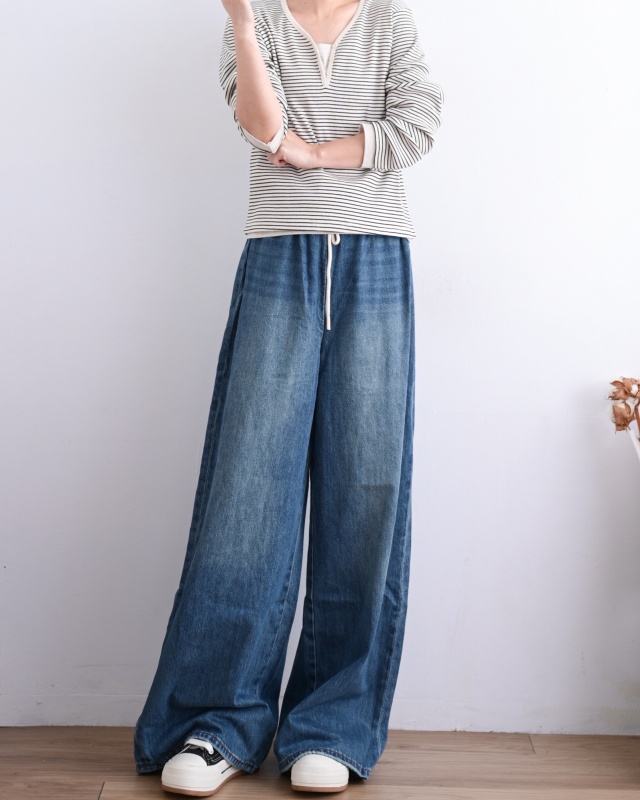 韓 條文假兩件式上衣 3色 size