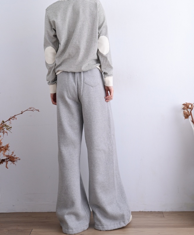 韓 細條文手肘拼布上衣 4色 size