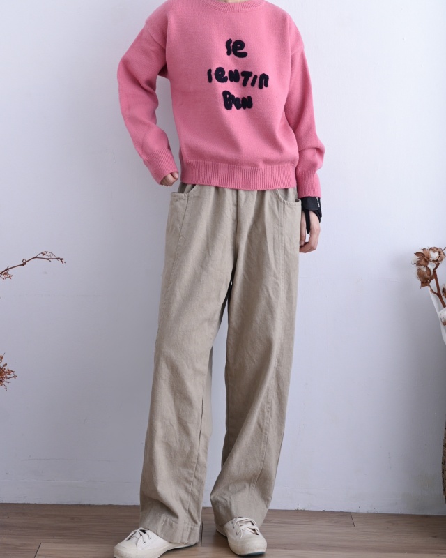 韓 毛毛英文字上衣 3色 size