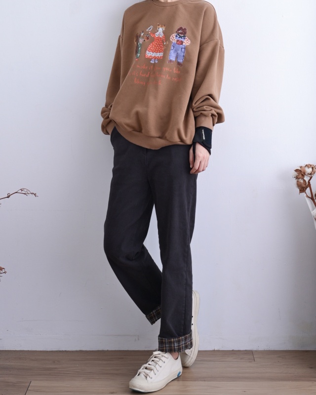 韓 貓女孩與他的森林朋友 2色 size
