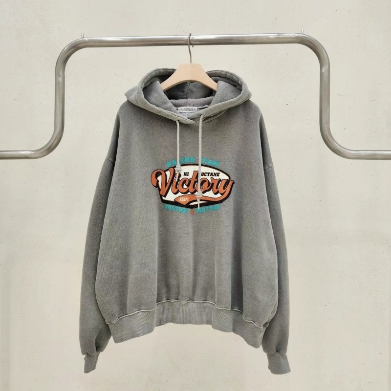 韓 洗舊刷色連帽上衣 4色 size