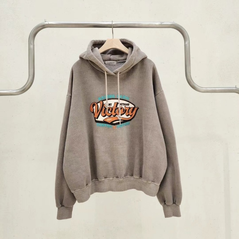 韓 洗舊刷色連帽上衣 4色 size