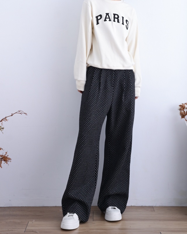 韓 英文巴黎上衣 4色 size