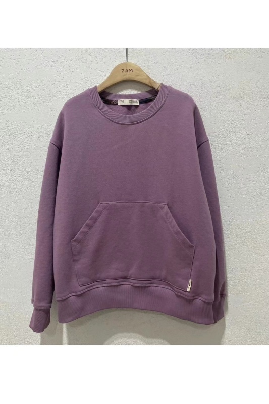 韓 素色前口袋上衣 6色 size