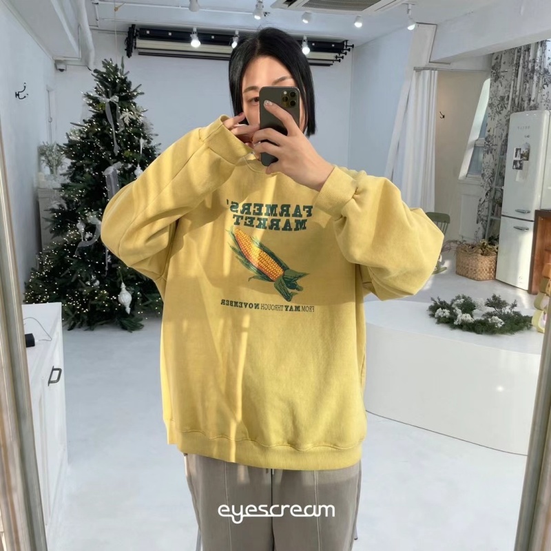 韓 整根玉米上衣 2色 size