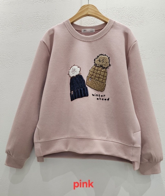 韓 兩頂帽上衣 3色 size