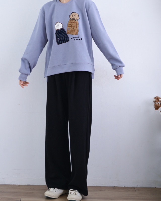 韓 兩頂帽上衣 3色 size