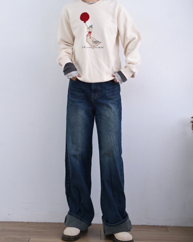 韓 鴨子拉氣球上衣 2色 size