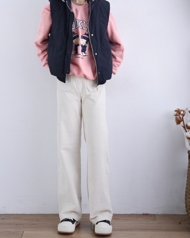 韓 鋪棉拉鍊連帽背心 3色 size