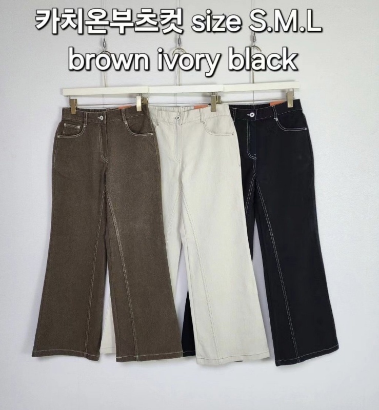 韓 好搭素色長褲 3色 size