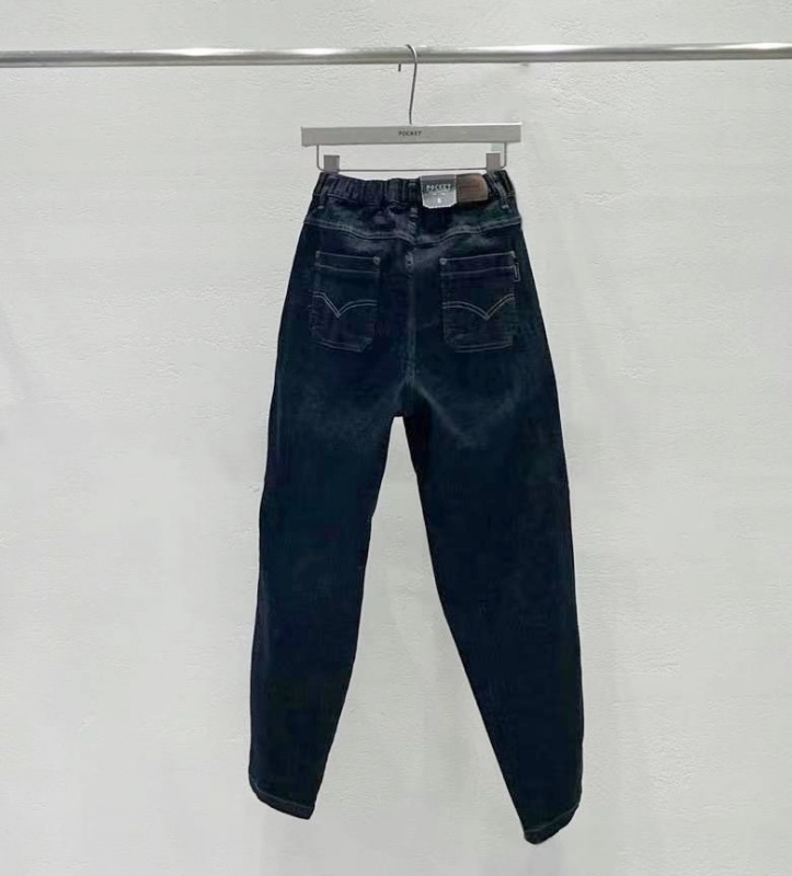 韓 直口袋牛仔休閒褲 size
