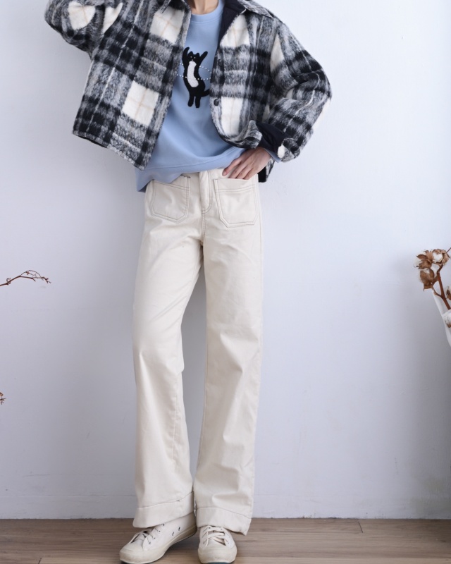 韓 前小口袋休閒褲 3色 size