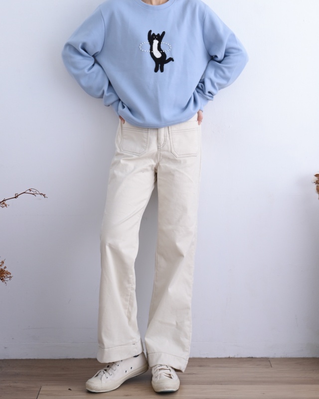 韓 前小口袋休閒褲 3色 size