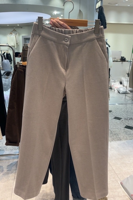 韓 斜口袋毛料褲 2色 size