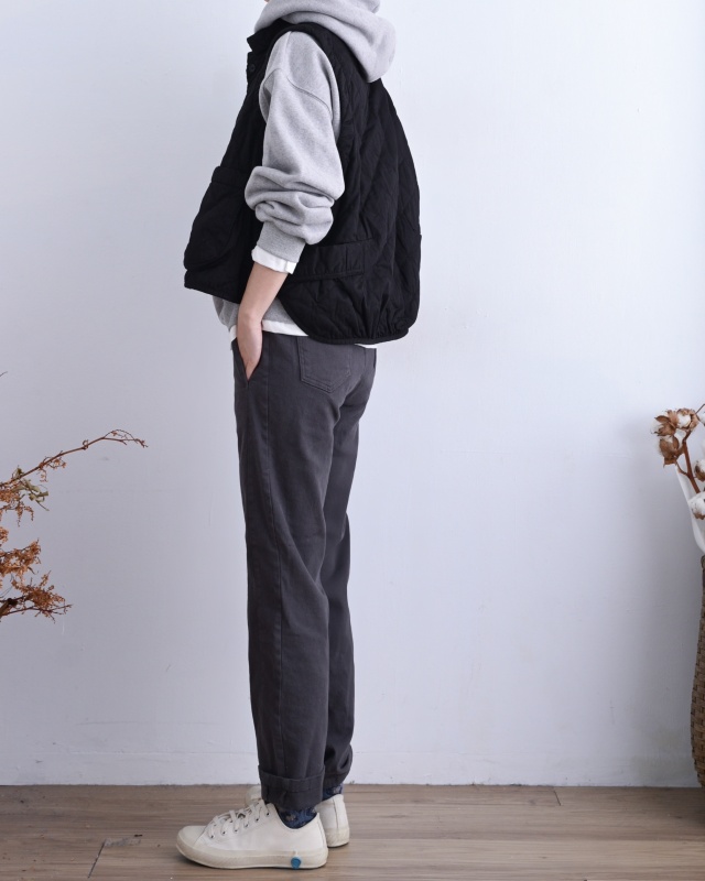 韓 綁帶素色休閒褲 2色 size