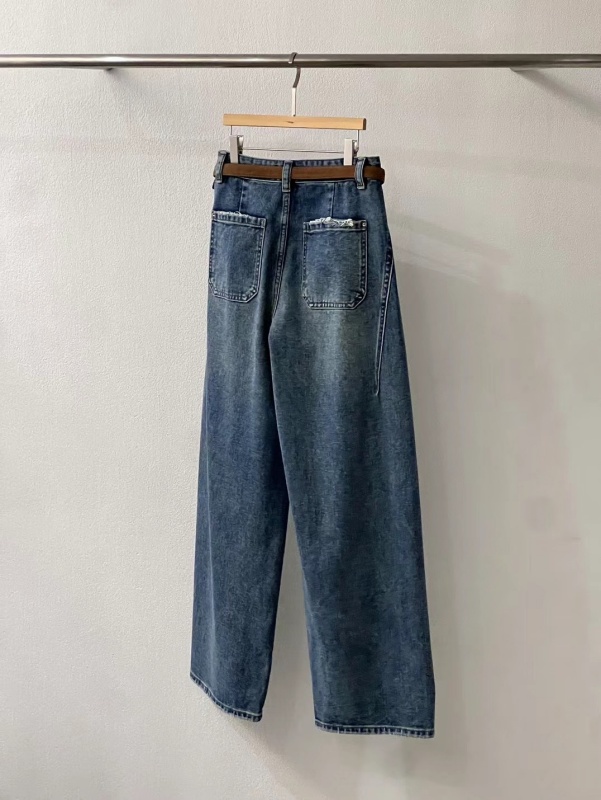 韓 附腰帶牛仔褲 3色 size