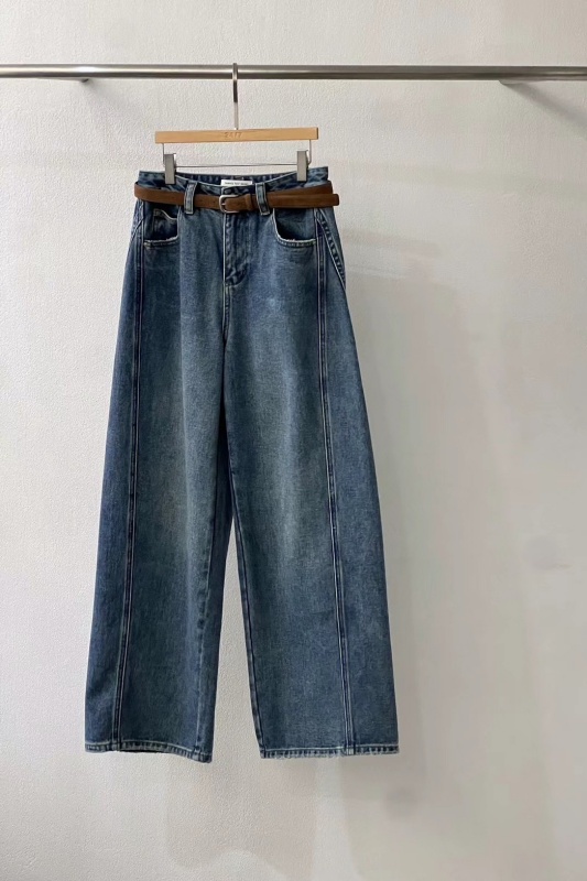 韓 附腰帶牛仔褲 3色 size