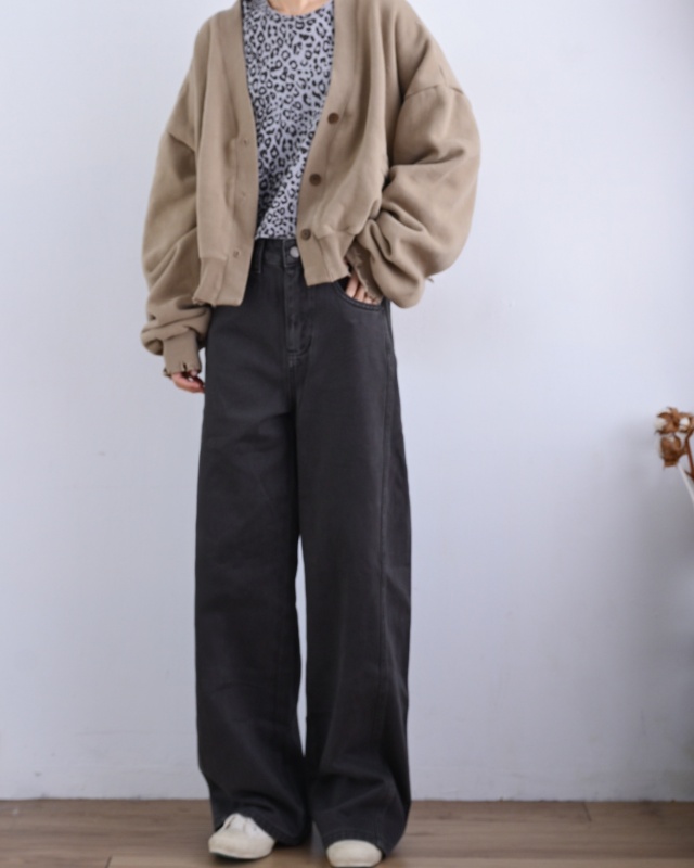韓 附腰帶牛仔褲 3色 size