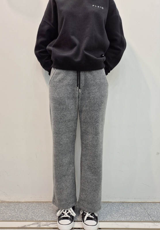 韓 綁帶小直筒休閒褲 3色 size