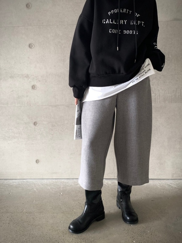韓 八分小寬褲 3色 size