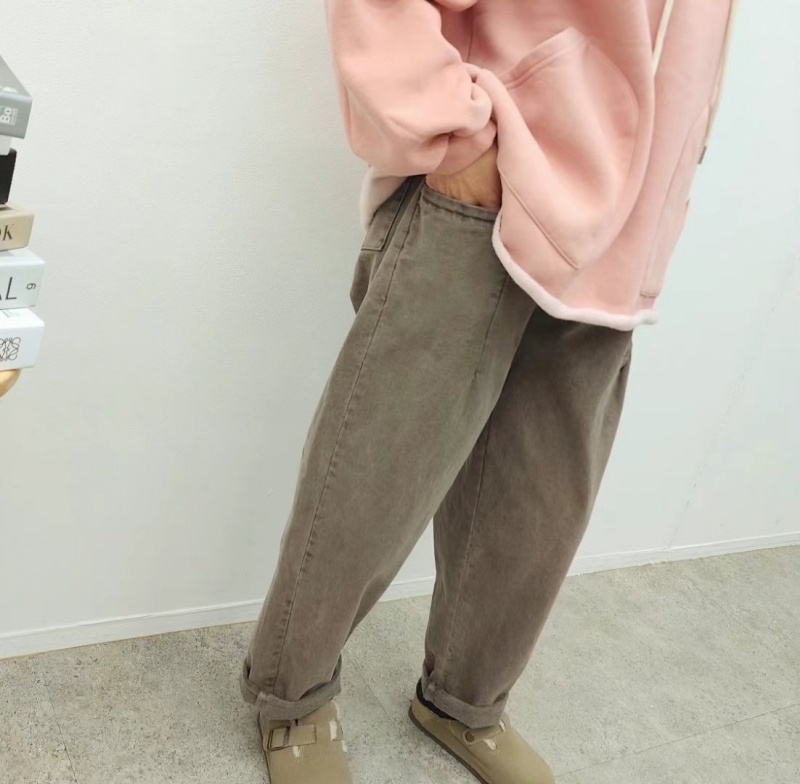韓 短車線休閒褲 4色