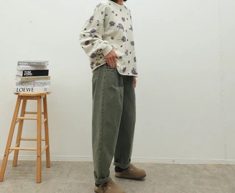 韓 短車線休閒褲 4色