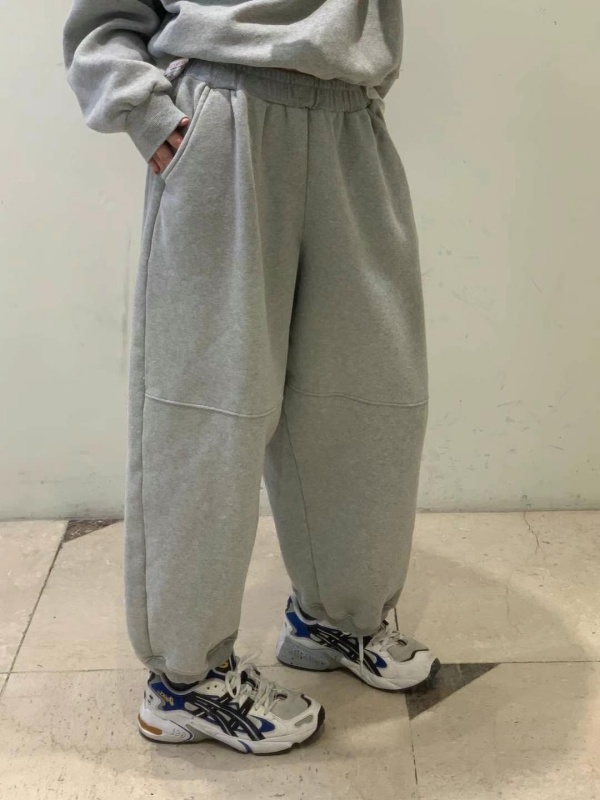 韓 車線棉質休閒褲 3色 size