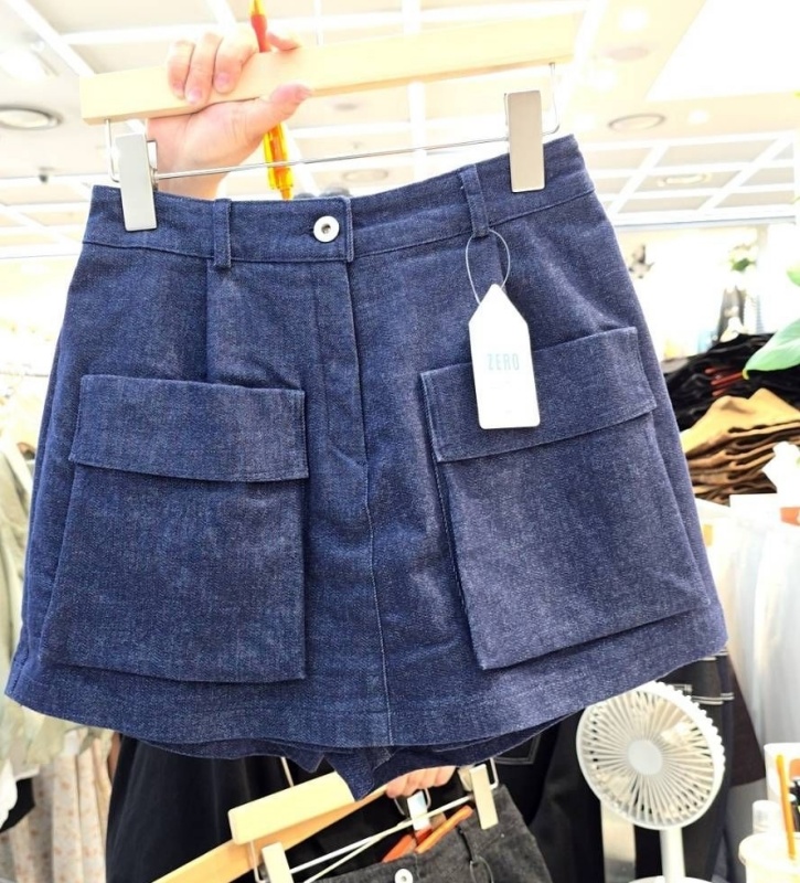 韓 微立體口袋短褲 3色 size