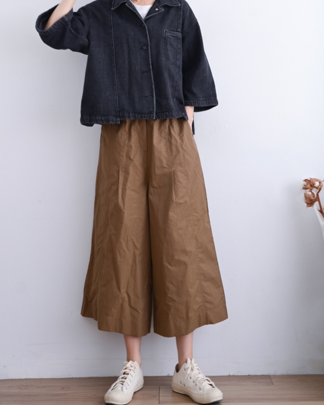 韓 短版寬袖牛仔外套 2色 size