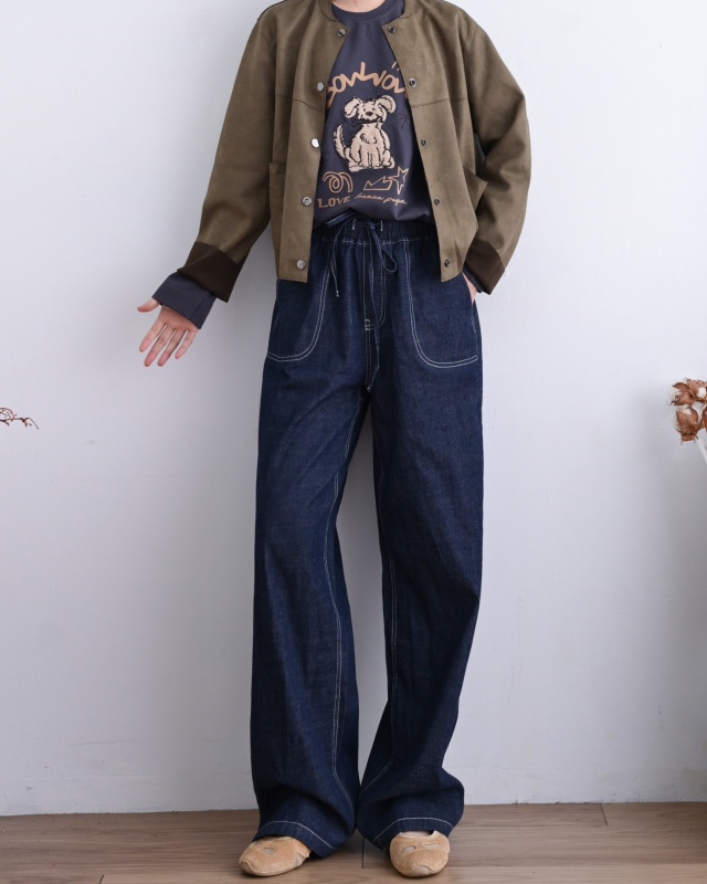 韓 短版麂皮外套 2色 size