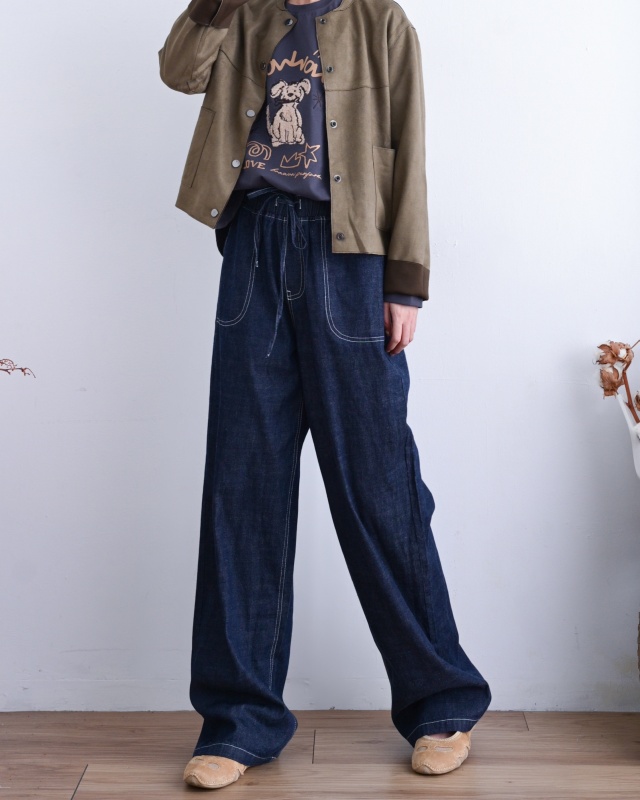 韓 短版麂皮外套 2色 size