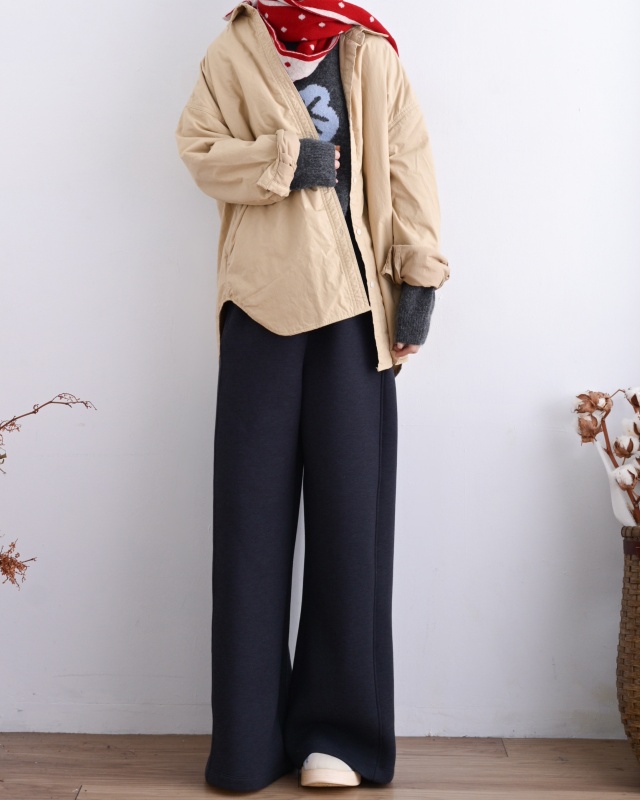 韓 微鋪棉襯衫外套 2色 size