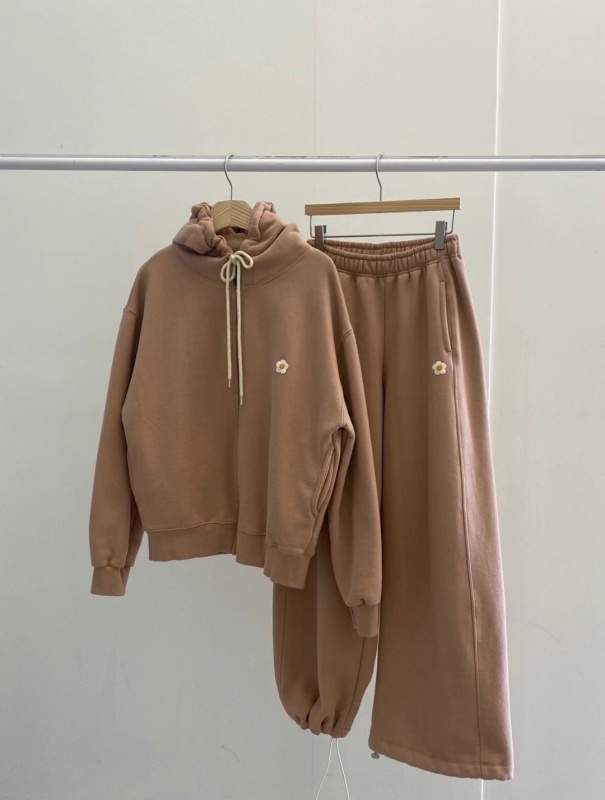 韓 微笑臉花連帽外套 6色