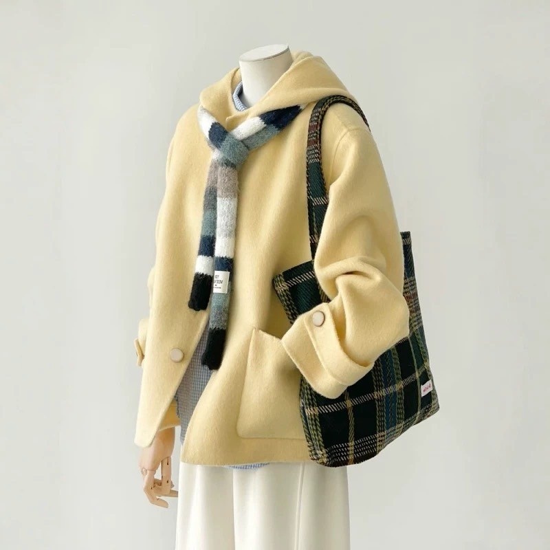 韓 手工羊毛短版外套 5色 size
