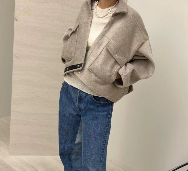 韓 造型短版外套 3色 size