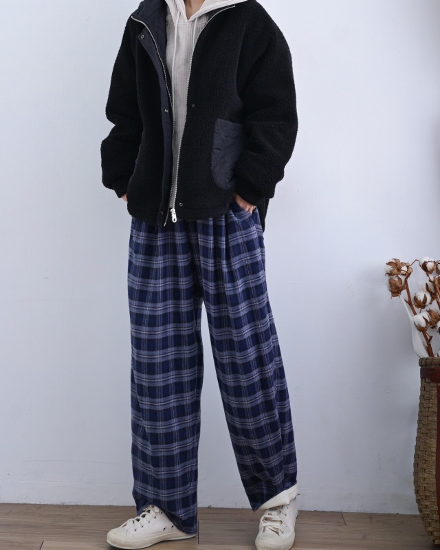 韓 毛毛連帽口袋外套 2色 size