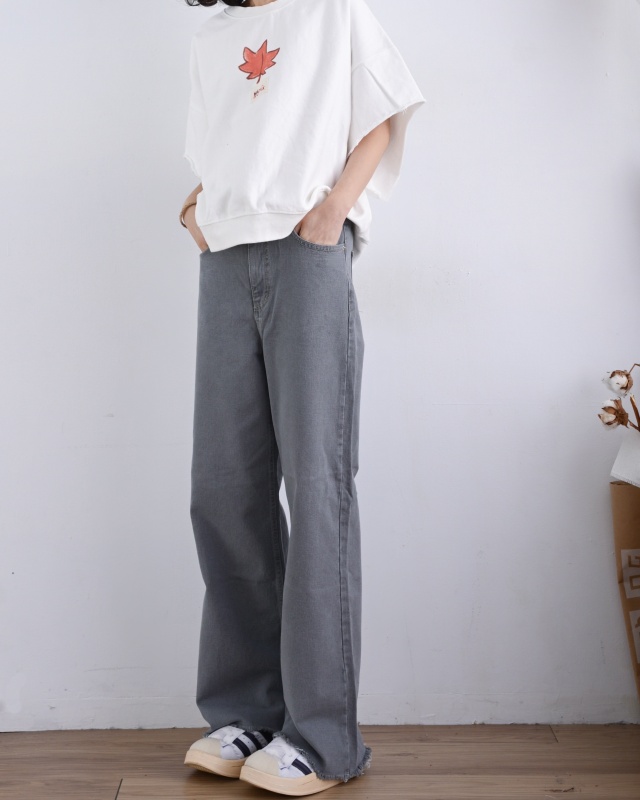 韓 寬袖楓葉上衣 2色 size