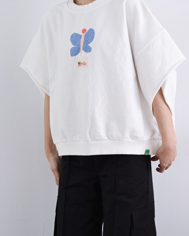 韓 寬袖蝴蝶上衣 2色 size