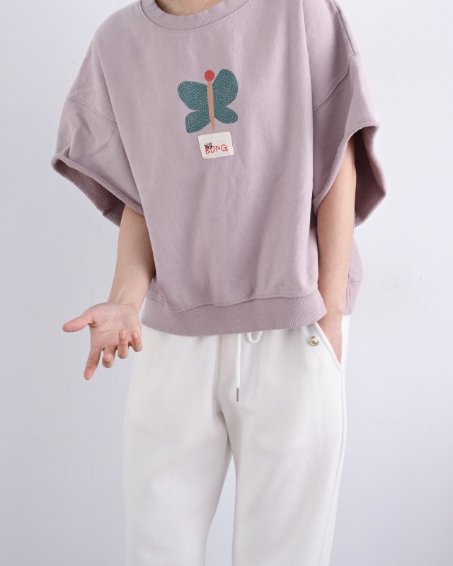 韓 寬袖蝴蝶上衣 2色 size