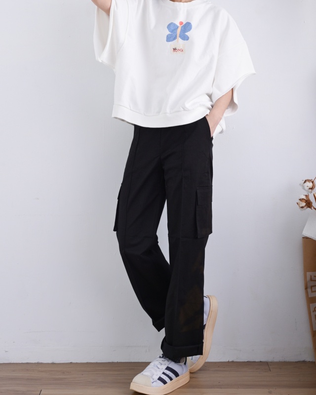 韓 寬袖蝴蝶上衣 2色 size