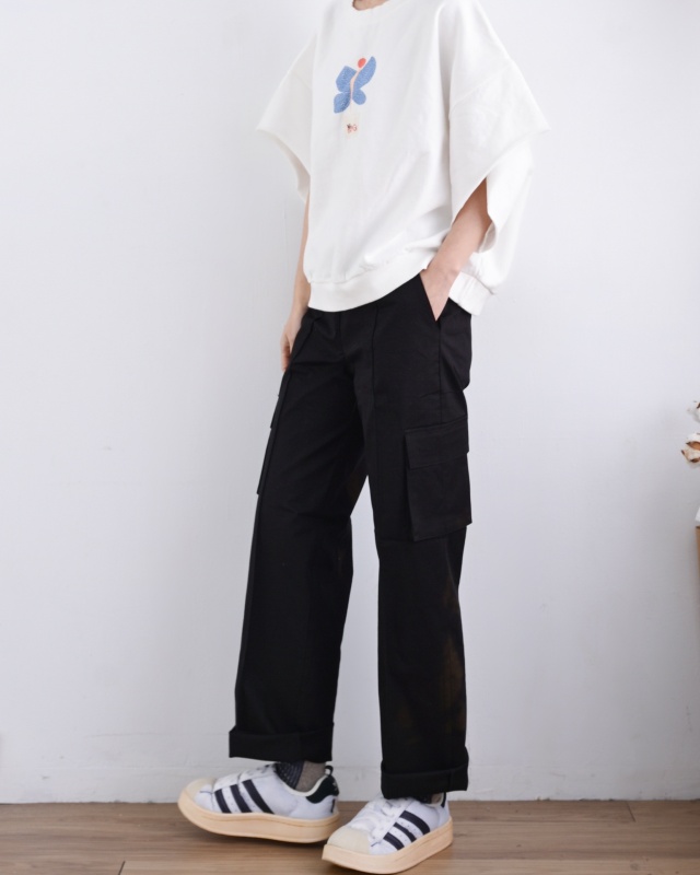 韓 寬袖蝴蝶上衣 2色 size