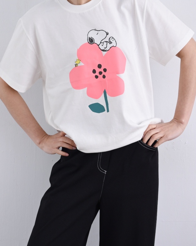 韓 花狗上衣 2色 size