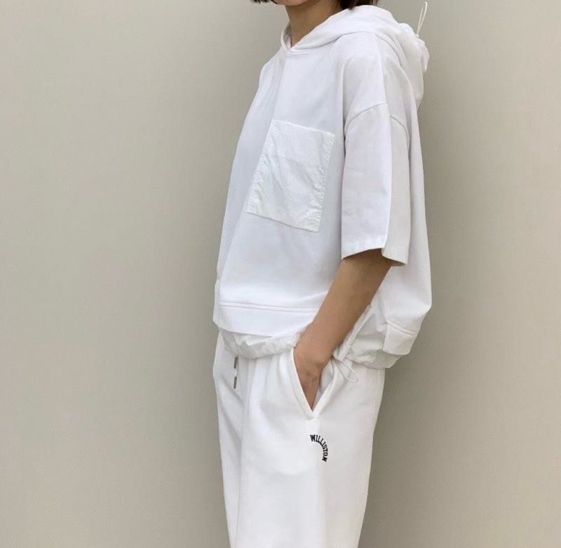 韓 連帽下抽繩上衣 3色 size