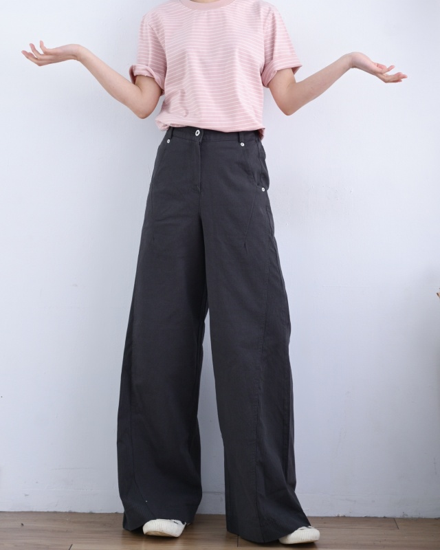 韓 基本款條文上衣 3色 size