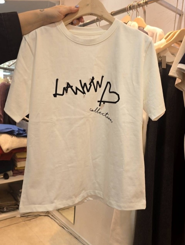 韓 珍珠英文字上衣 2色 size