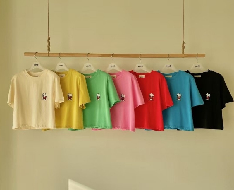 韓 小刺繡狗上衣 7色 size