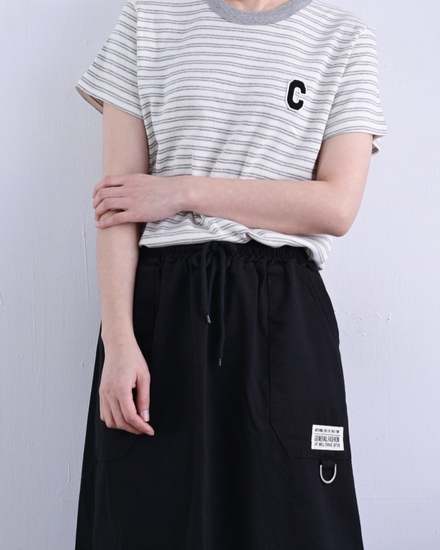 韓 C條文上衣 3色 size